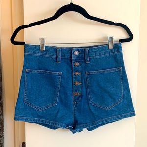 Free People High Rise Shorts